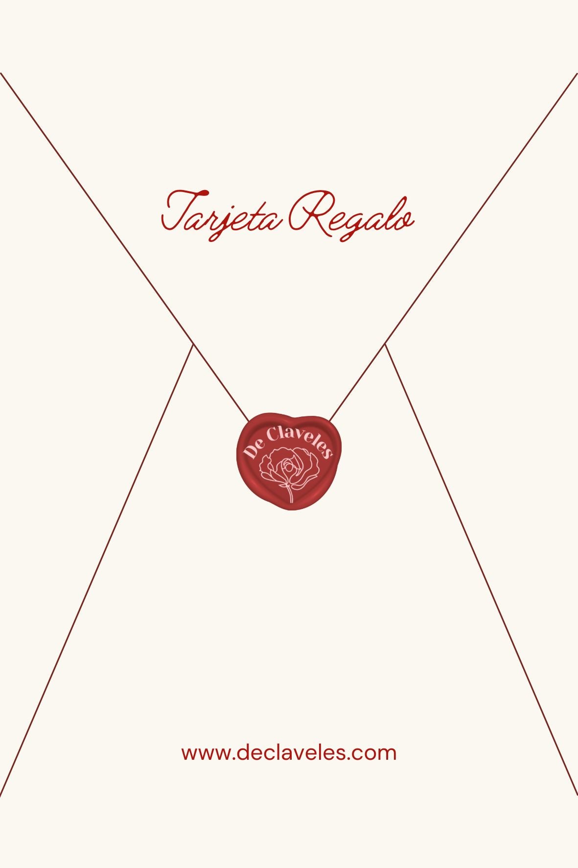 Tarjeta Regalo De Claveles