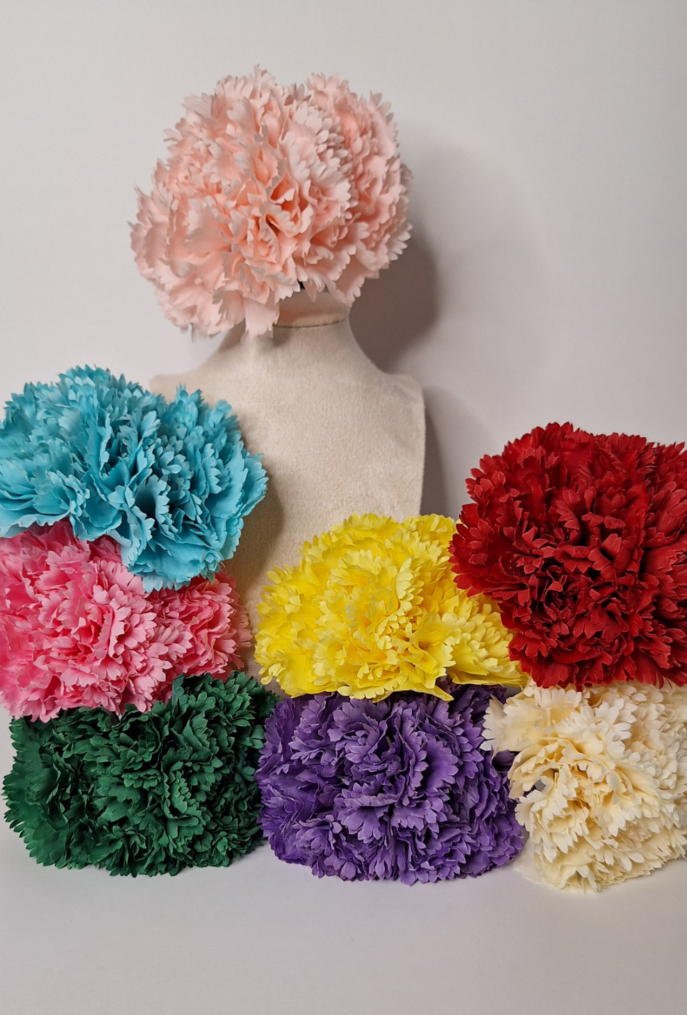 Ramillete de Claveles Marfil