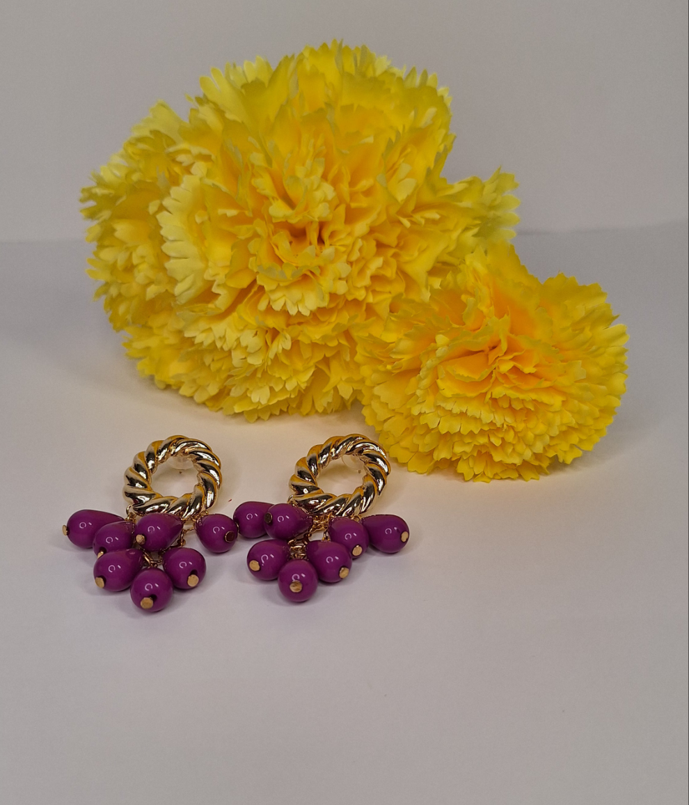 Pendientes Alegría Buganvilla