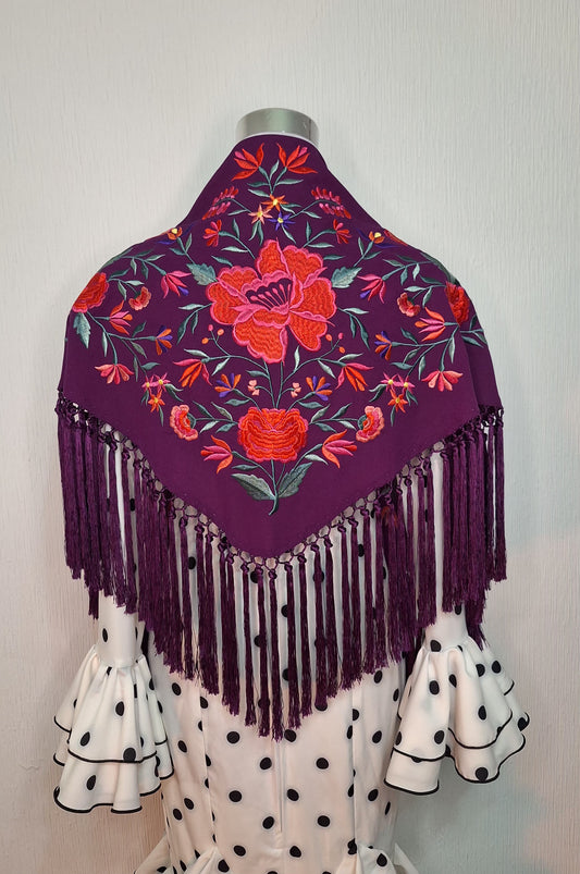 Mantoncillo Flamenca Morado