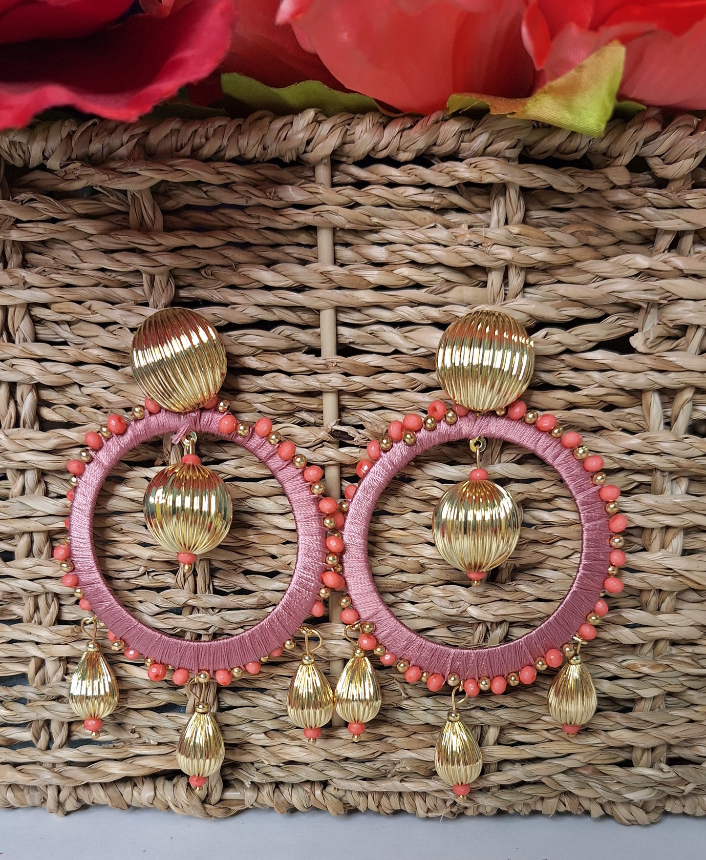 Pendientes Morante Rosa