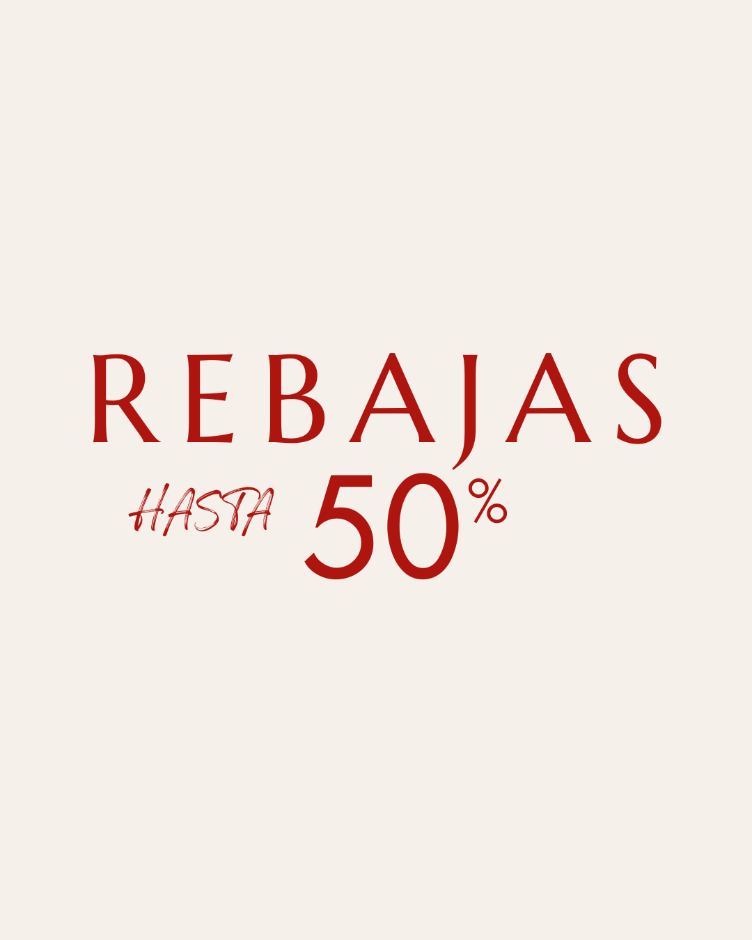 REBAJAS DE VERANO