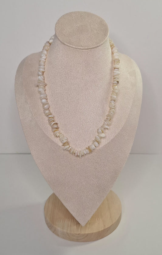 Collar corales hueso