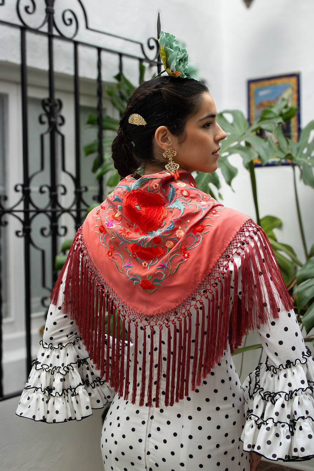 Complementos flamenca De Claveles 