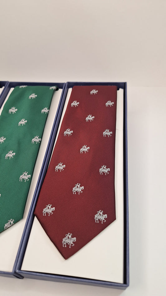 Corbata burdeos hombre estampada 