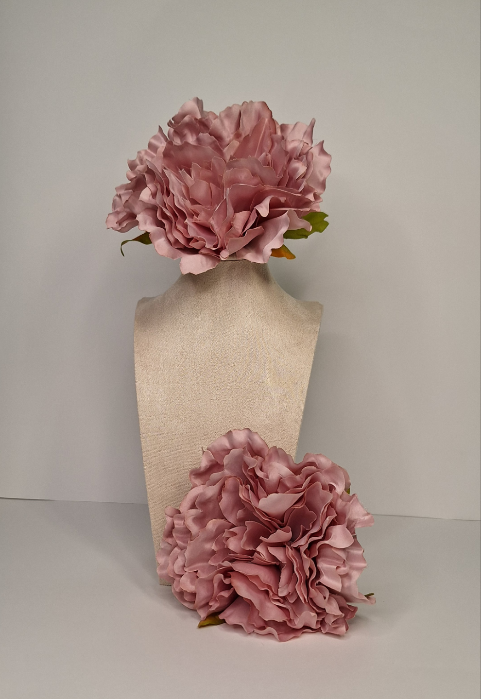 Peonía Grande Rosa Empolvado Flamenca 
