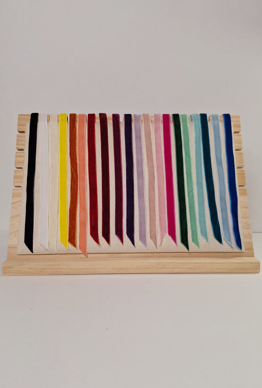 Lazo de terciopelo flamenca