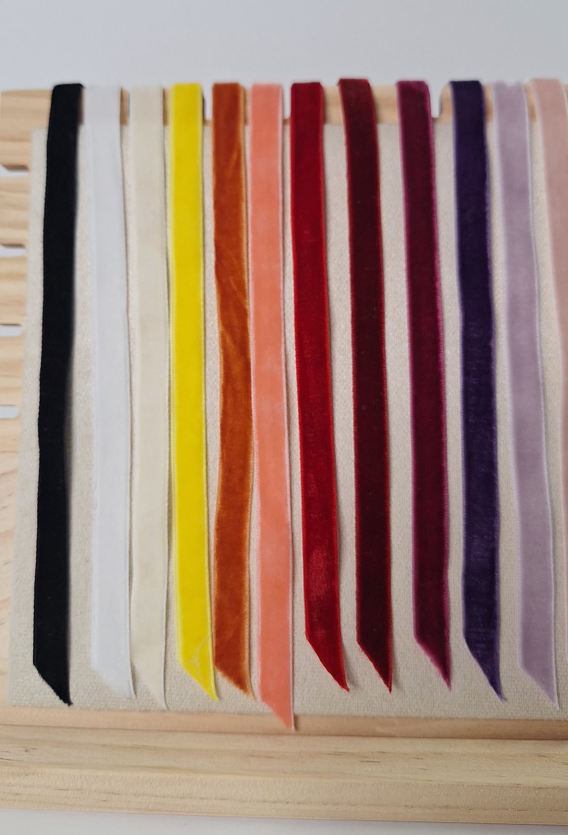 Lazo terciopelo flamenca colores