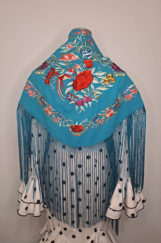 Mantoncillo Jara Turquesa