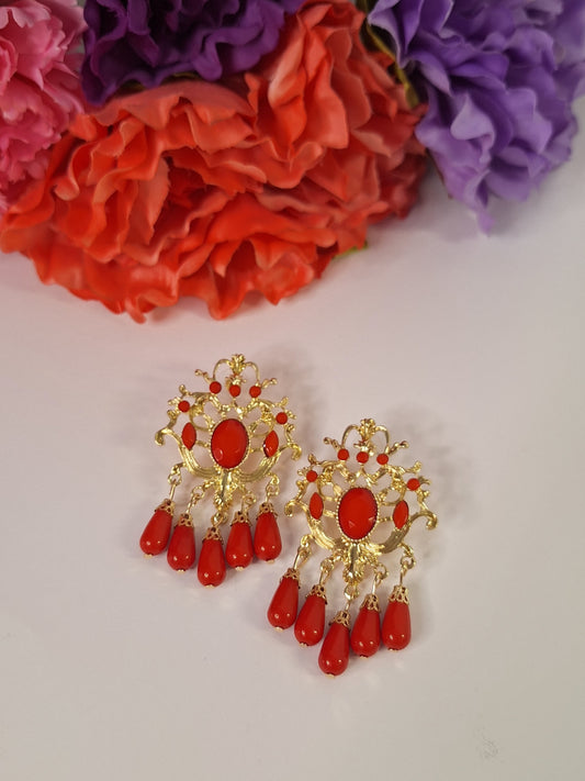 Pendientes Lola Rojos