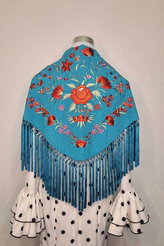 Mantoncillo Clavel Turquesa