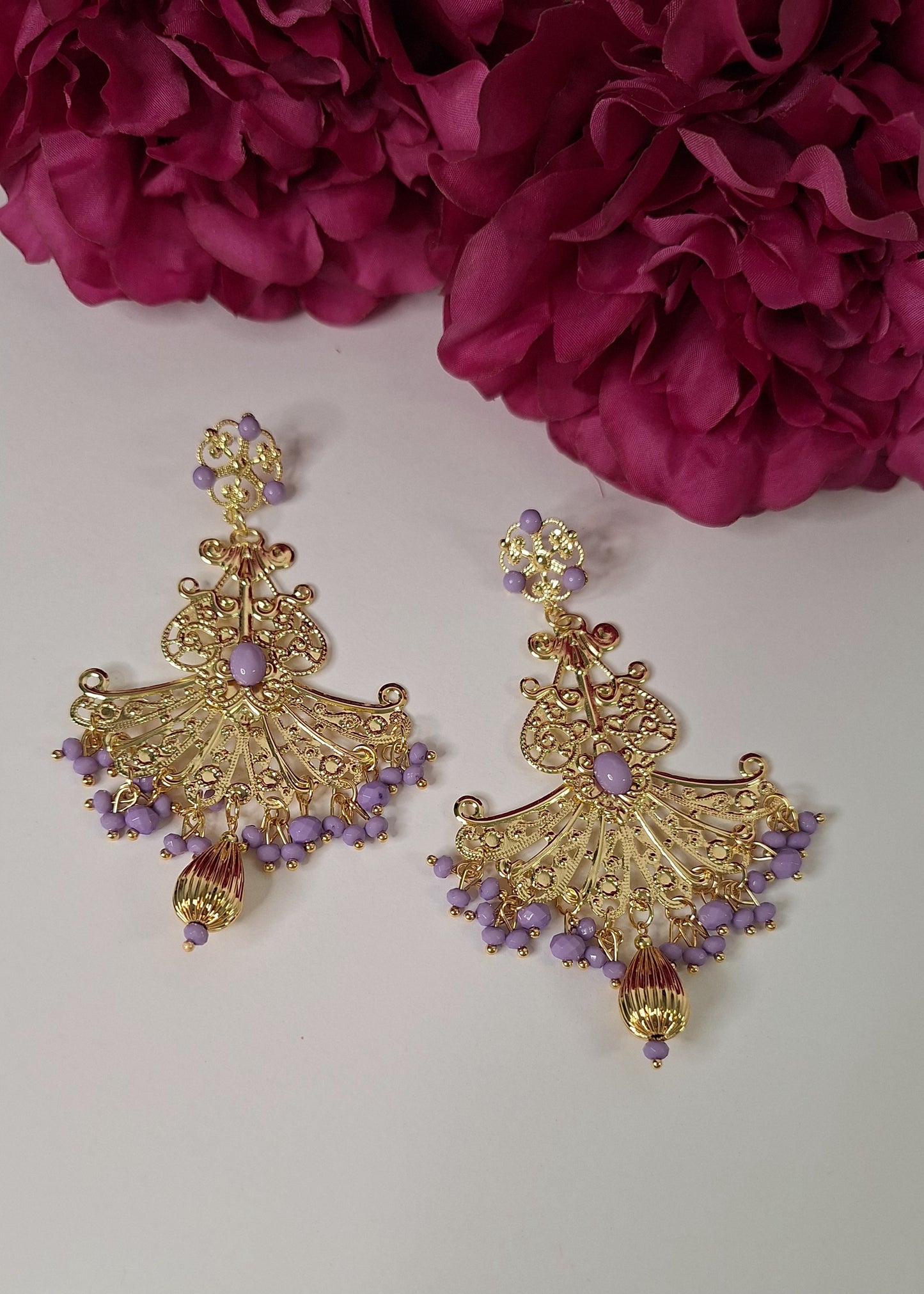 Pendientes Fandango Lila