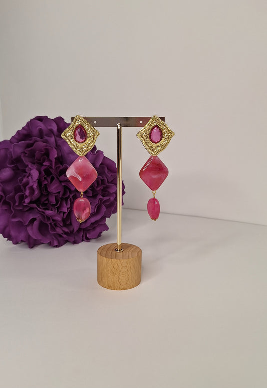 Pendientes Fresa
