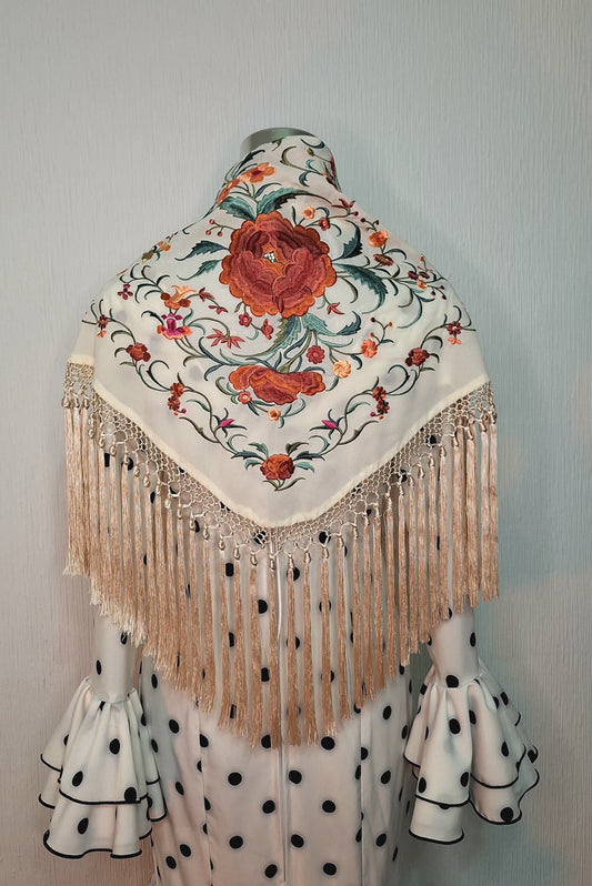 Mantoncillo flamenca Hueso