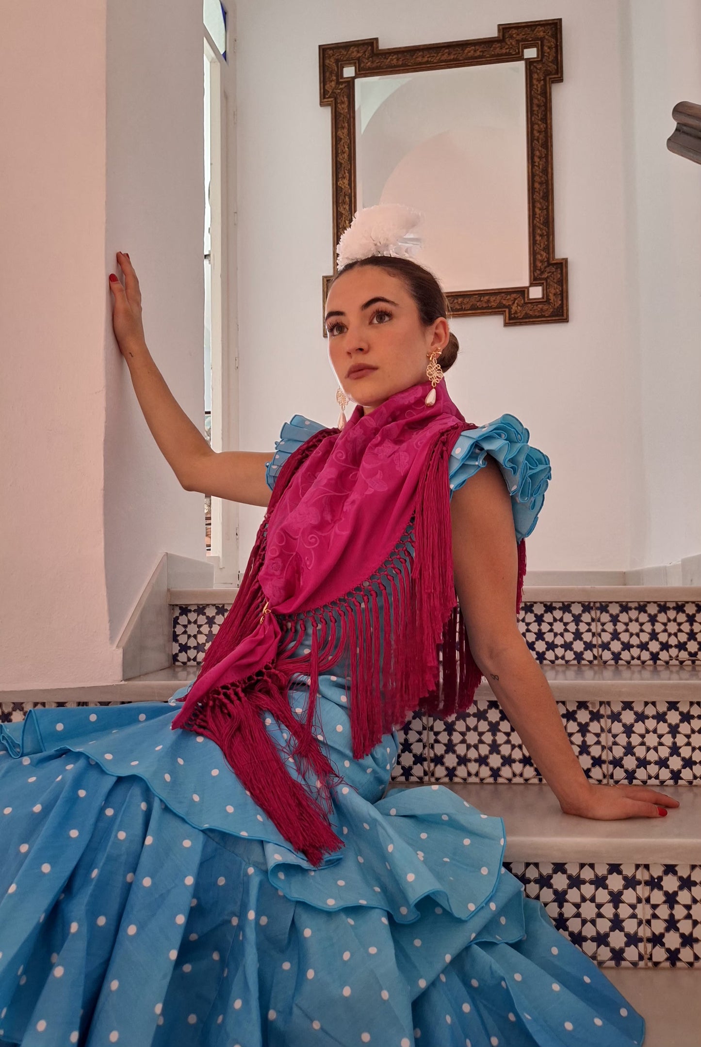 Mantoncillo Jaén Fucsia al tono