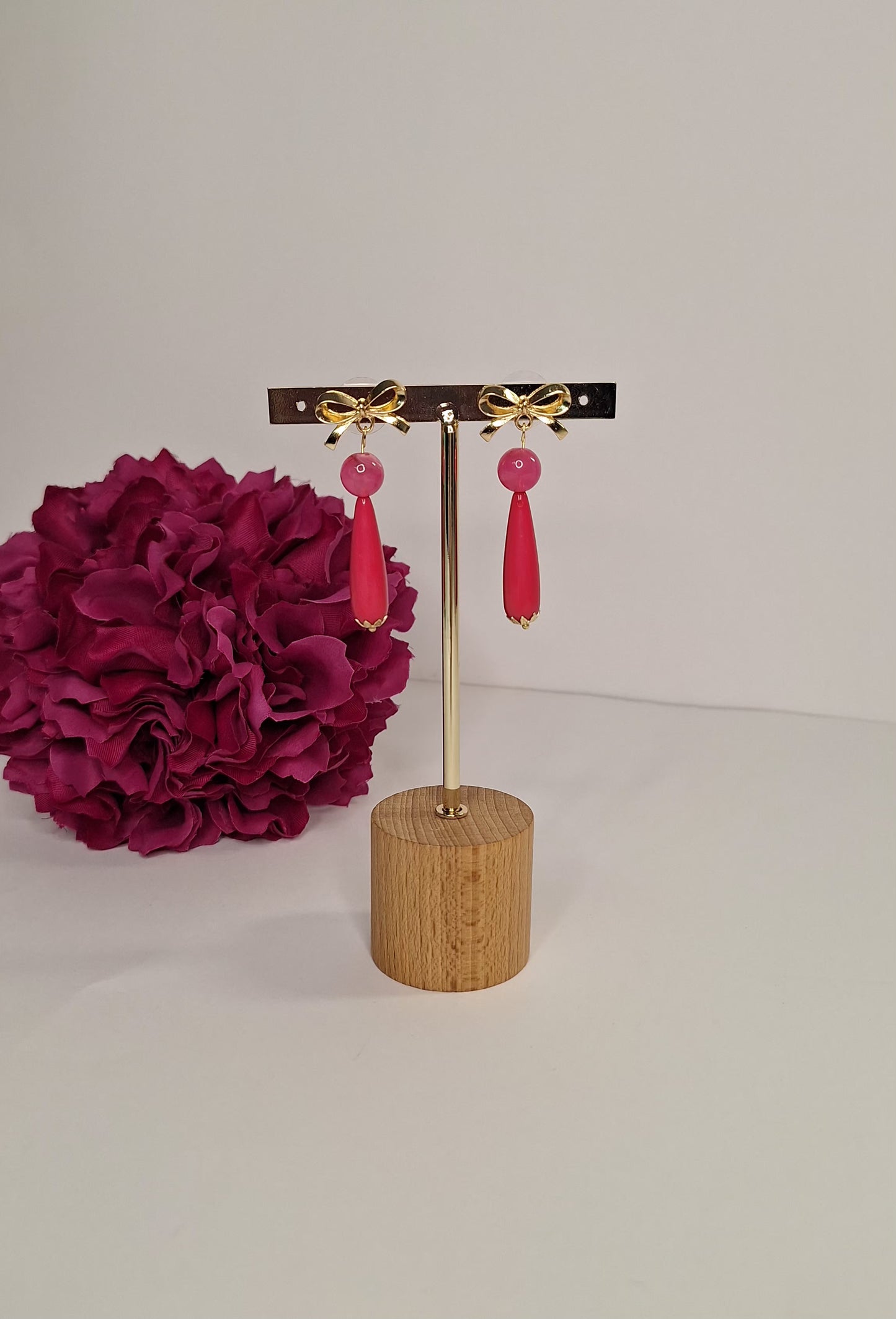Pendiente Lágrima flamenca